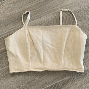 Forever 21 Tan Crop top